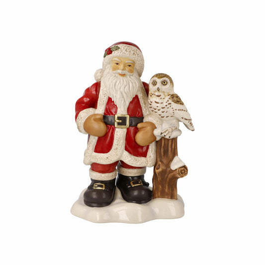 Goebel Figurine Santa Claus - My Attentive Companion, Stoneware, Colorful, 25 cm, 66704371