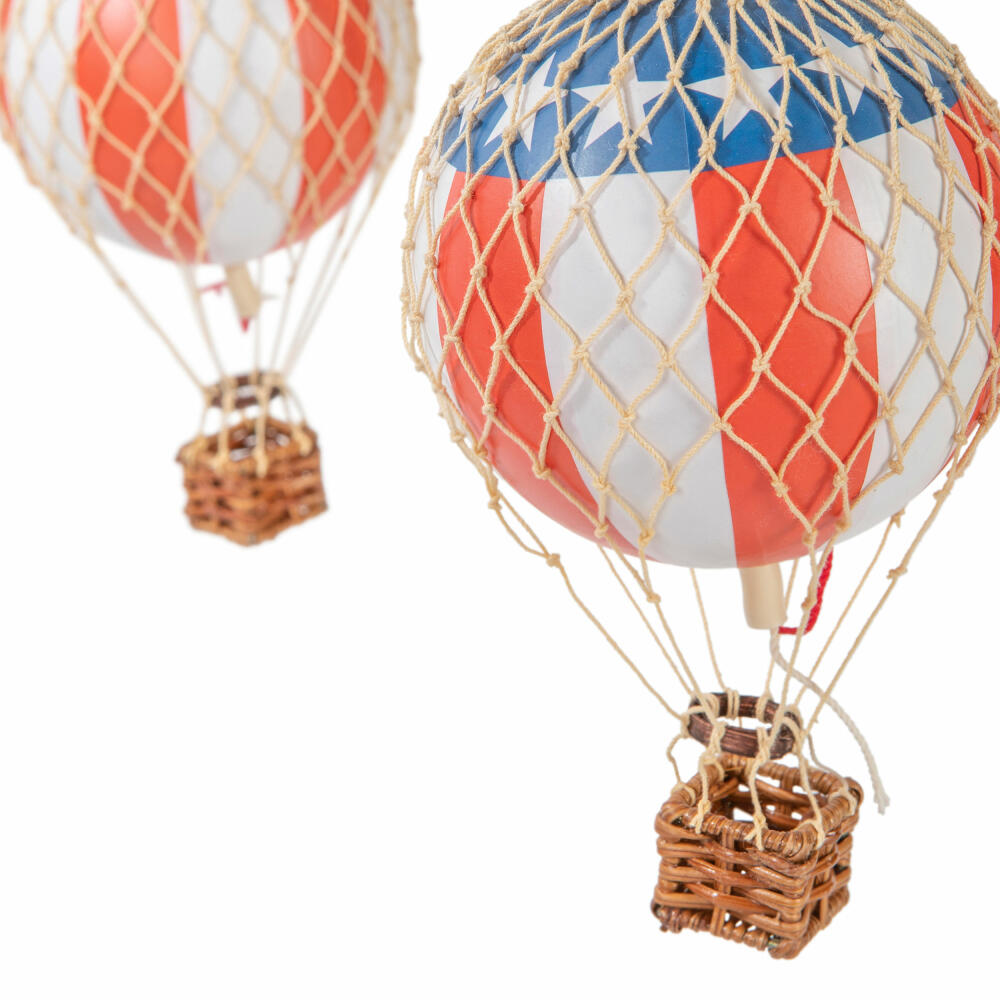 Authentic Models Mobile Flying the Skies US, hanging decoration, balloon, rattan / paper / plastic, AP136
