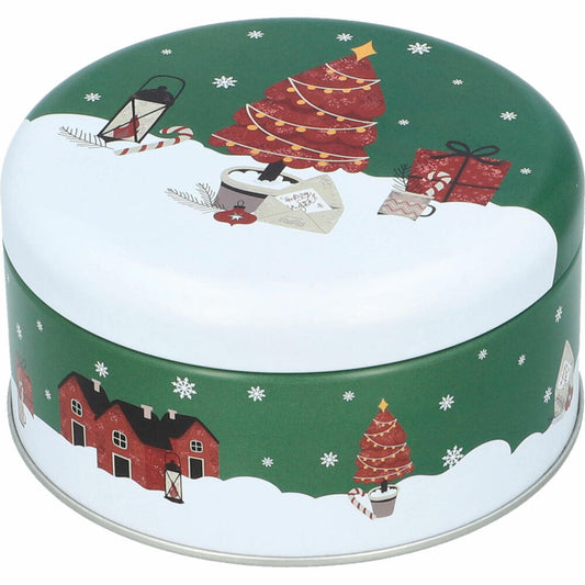 Birkmann biscuit tin set Nordic Christmas, 2-piece, size S+M, cookie tin, biscuit tin, tinplate, 433731