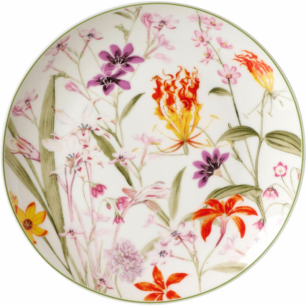 Ritzenhoff &amp; Breker dessert plate Voll Flora, breakfast plate, cake plate, plate, porcelain, colored, Ø 20.5 cm, 426113