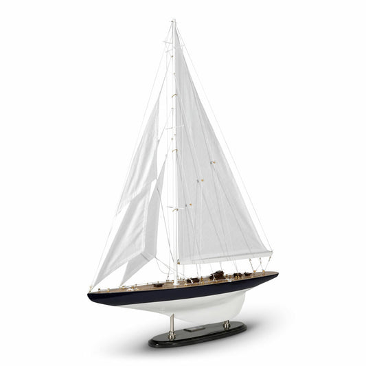 Authentic Models ship model J-Yacht Rainbow 1934, sailing ship, decoration, wood / cotton, AS152