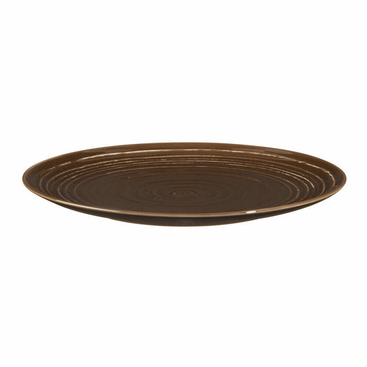 Seltmann Weiden Terra breakfast plate, cake plate, plate, porcelain, earth brown, Ø 22.7 cm, 001.765002