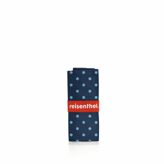 reisenthel mini maxi shopper plus, Einkaufstasche, Tragetasche, Schultertragetasche, Tasche, Mixed Dots Blue, 20 L, AV4080