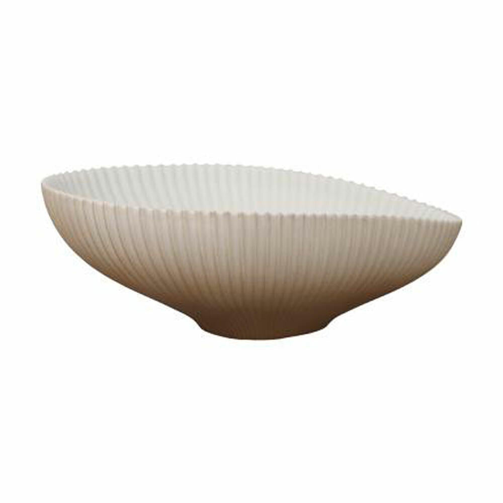 Goebel Bowl Studio 8 - Raindrop Powder, Bowl, Decorative Bowl, Decoration, Biscuit Porcelain, Sand, 26600051