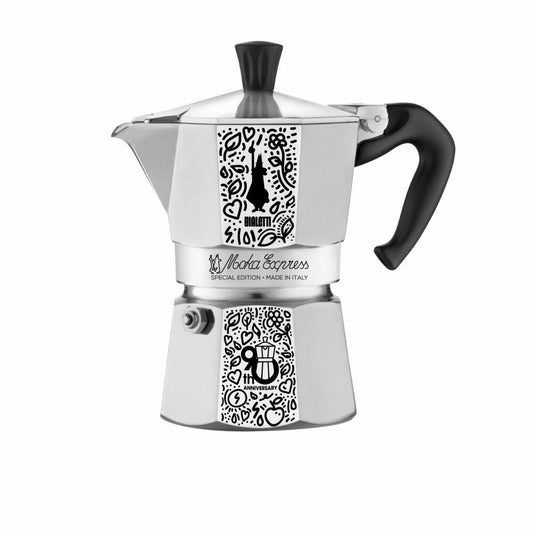 Bialetti Moka Express 90th Anniversary Espresso Maker, for 3 cups, Espresso Maker, incl. Bialetti Mini Backpack, 5175