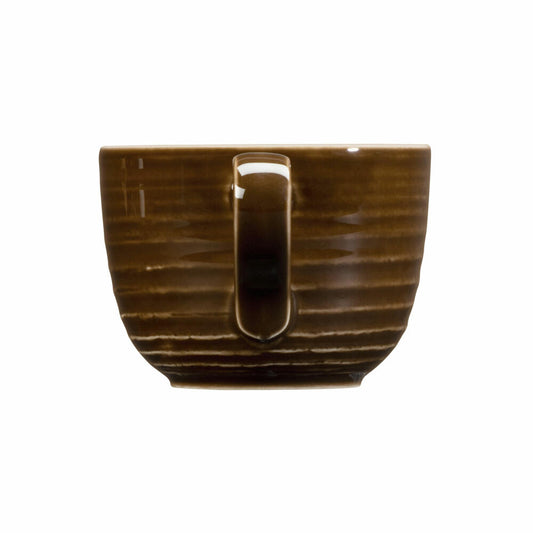 Seltmann Weiden Terra Kaffeeobertasse, Kaffeetasse, Kaffee Tasse, Porzellan, Erdbraun, 260 ml, 001.764999