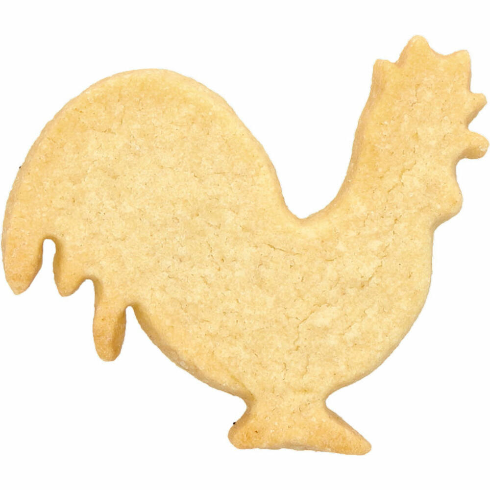 Birkmann cookie cutter rooster, cookie cutter, cookie shape, biscuit, cookies, stainless steel, 6.5 cm, 189836