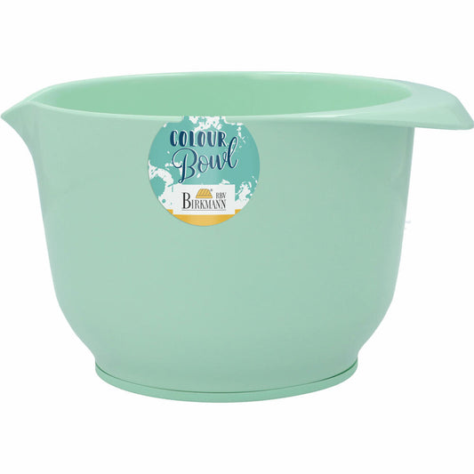 Birkmann Colour Bowl mixing and serving bowl, mixing bowl, bowl, melamine resin, turquoise, 1.5 liters, 709249