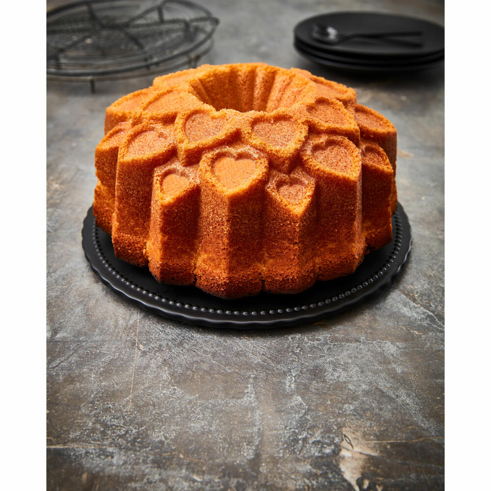 Birkmann Contoura Kuchenform Love, Backform, Gugelhupfform, Aluguss, 25 cm, 887206