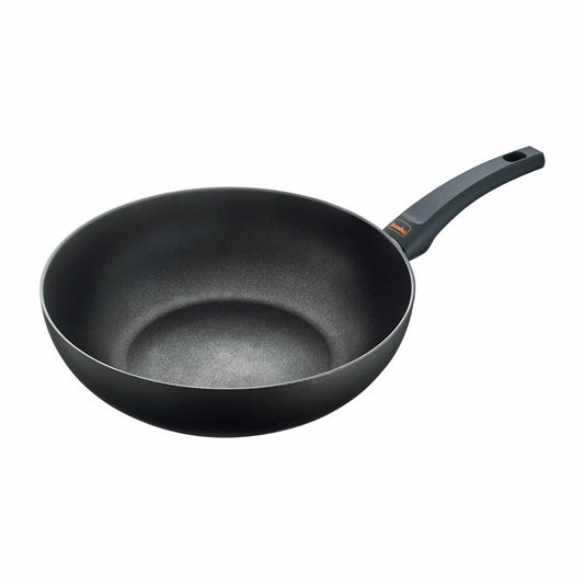 Berndes Special+ Wok mit Glasdeckel, Pfanne, Antihaftversiegelung Aluminium, Schwarz Ø 30 cm, 0014196624