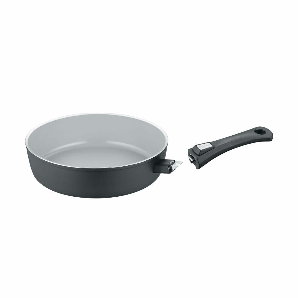 Berndes b.perfect sauté pan, pan, suitable for induction, forged aluminum, black, Ø 28 cm, 0002573228