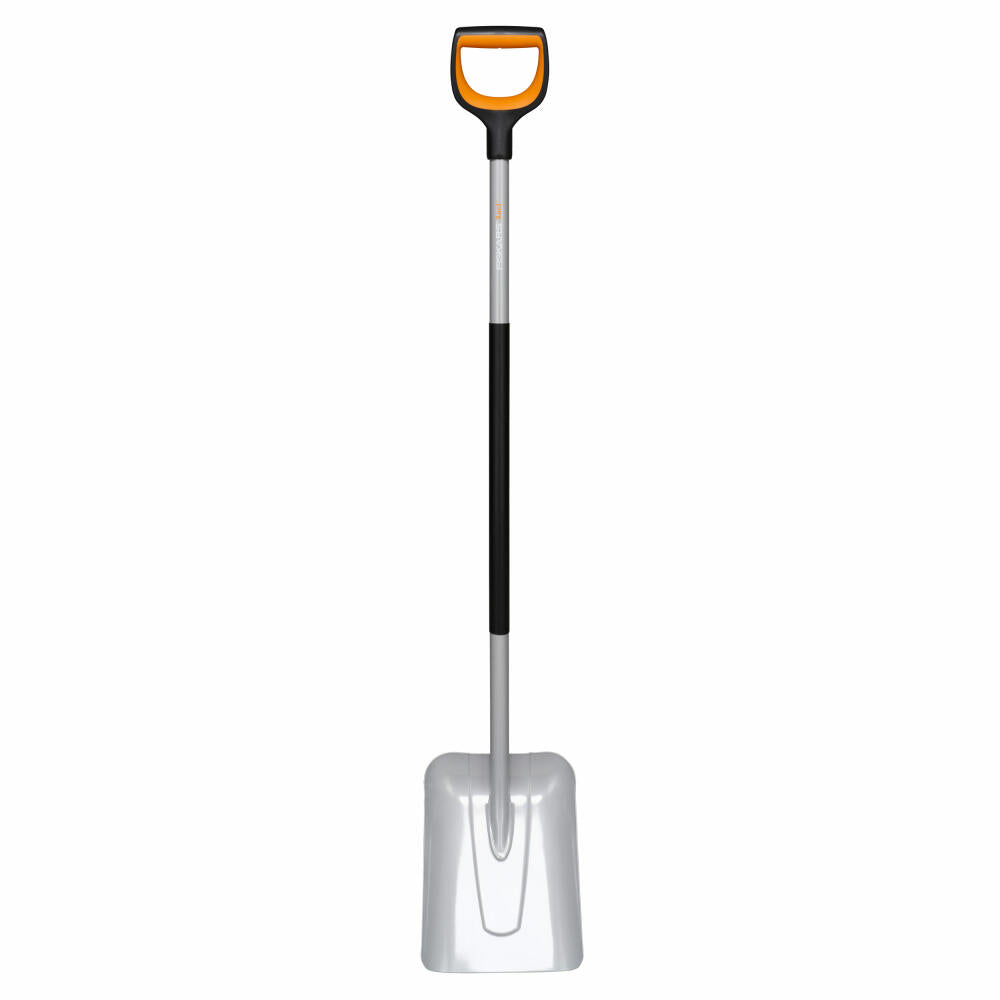 Fiskars Shovel Xact, Garden Shovel, Shovel, Boron Steel, Steel, Plastic, Black, Orange, 130 cm, 1066731