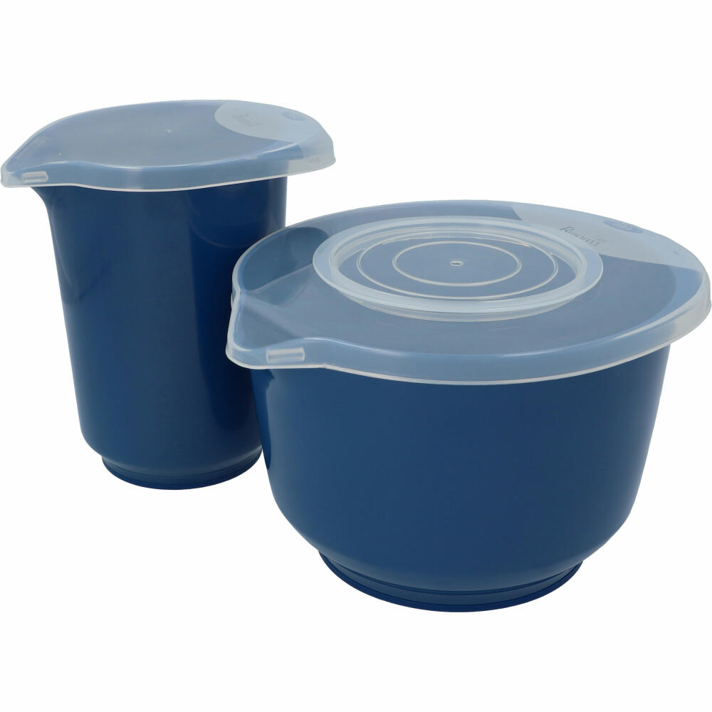 Birkmann Colour Bowl lid with splash guard for mixing and serving bowl 3 L, splash guard lid, fresh-keeping lid, PP, transparent, 708532