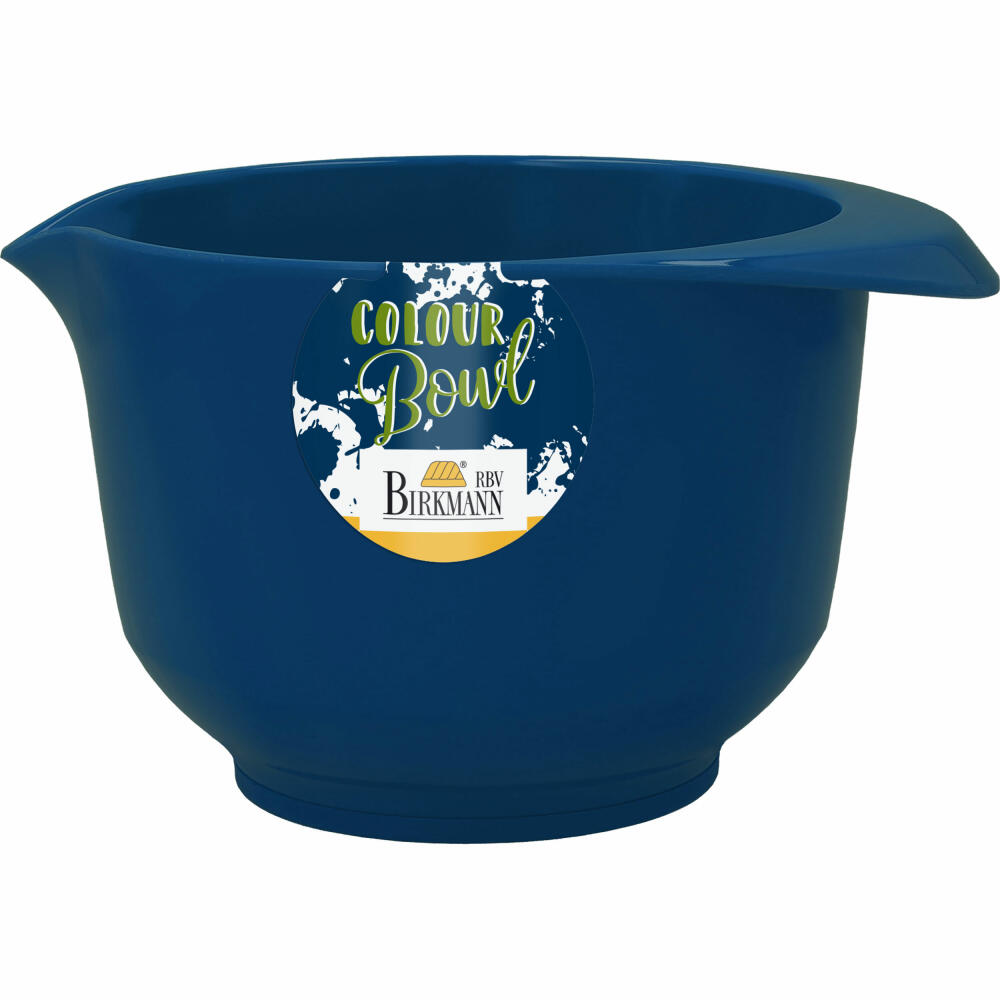 Birkmann Colour Bowl mixing and serving bowl, mixing bowl, bowl, melamine resin, dark blue, 1 L, 708976