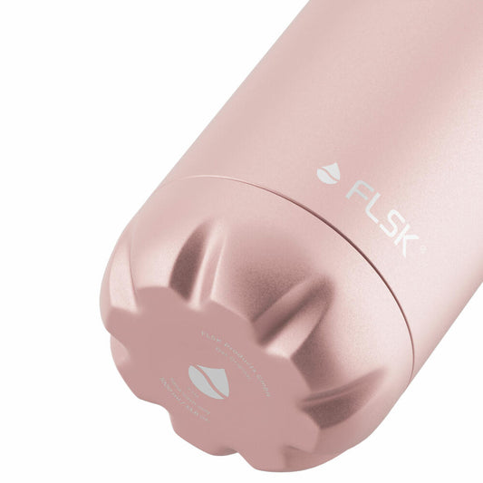 FLSK drinking bottle rose gold, insulated bottle, thermos flask, bottle, stainless steel, 1 L, 1010-1000-0011