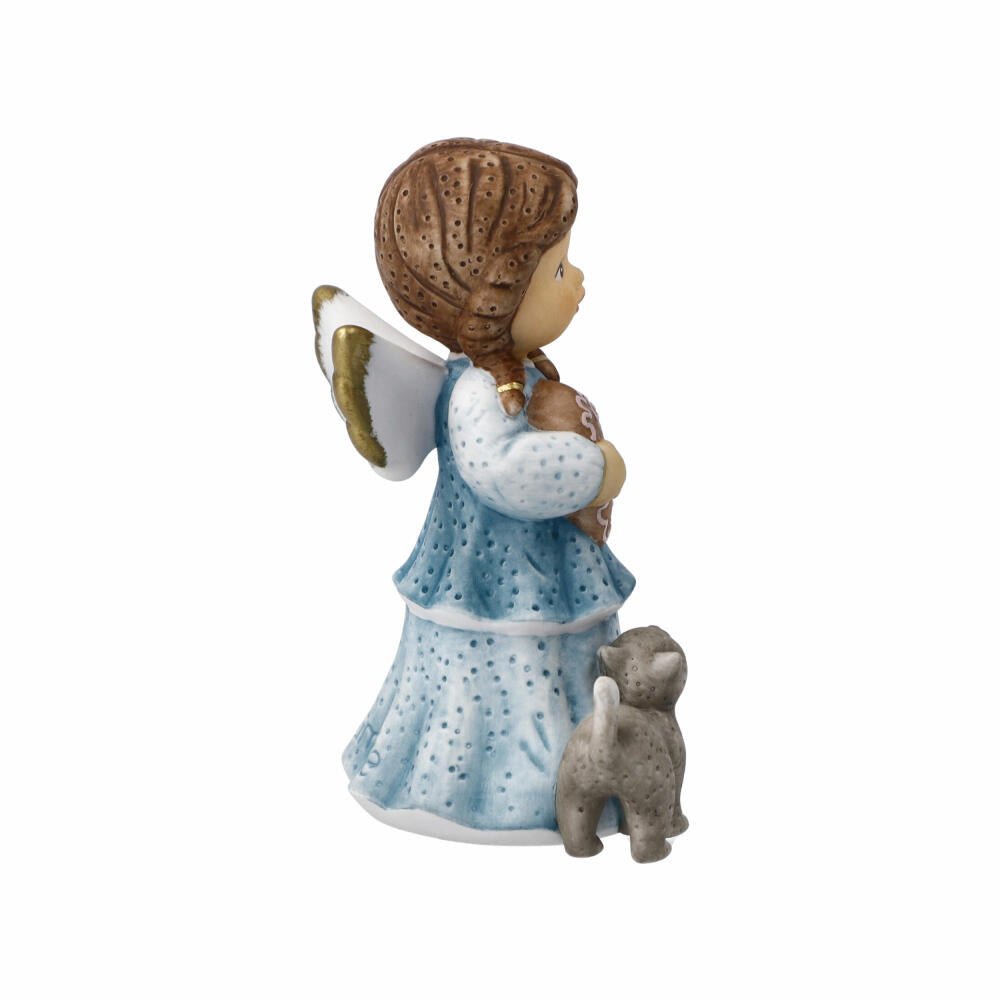 Goebel Angel Warm Cuddle Greetings, Decorative Figure, Porcelain, Colorful, 10 cm, 11750871