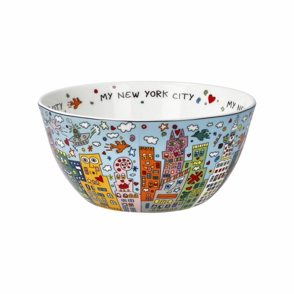 Goebel Schale James Rizzi - My New York City Day, Pop Art, Fine Bone China, Bunt, 15 cm, 26103131