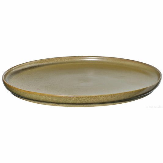 ASA Selection coppa miso Dessertteller, Dessert Teller, Kuchenteller, Steinzeug, Gelb, Ø 21 cm, 19140194