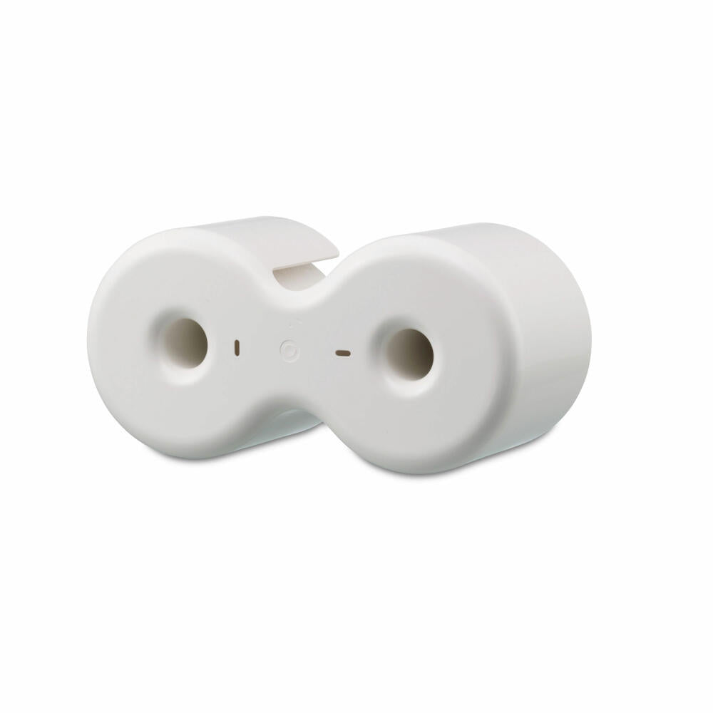 Authentics Kali toilet paper holder, toilet roll holder for 2 rolls, plastic, white, 1313478