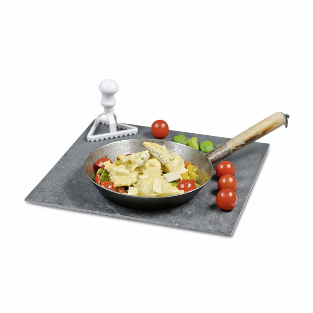 Städter Alfredos Pasta Ravioli Cutter Triangle, Cookie Cutter, Ravioli Former, Dumpling Stamp, Plastic, 9.5 cm, 988149