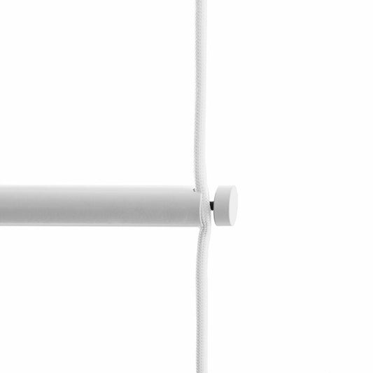 Authentics Wardrope Rod for Clothes Hangers, Accessory for Rope Wardrobe, Steel, White, 8088056