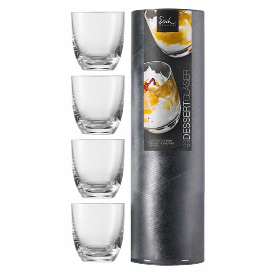 Eisch Dessertglas 4er Set, Dessertschale, Servierglas, Kristallglas, 100 ml, 30010906