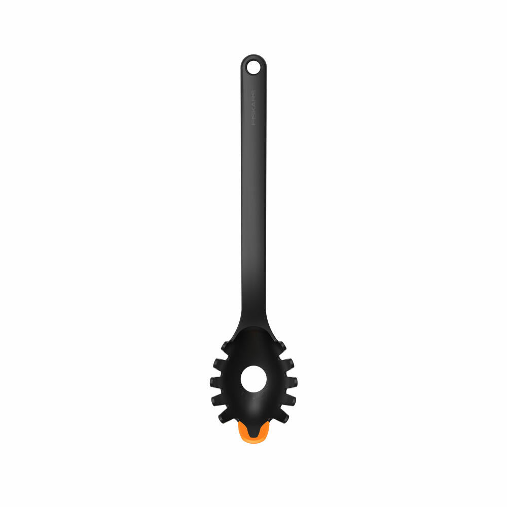 Fiskars Functional Form Pastalöffel mit Silikonspitze, Spaghettilöffel, Küchenhelfer, 1027301