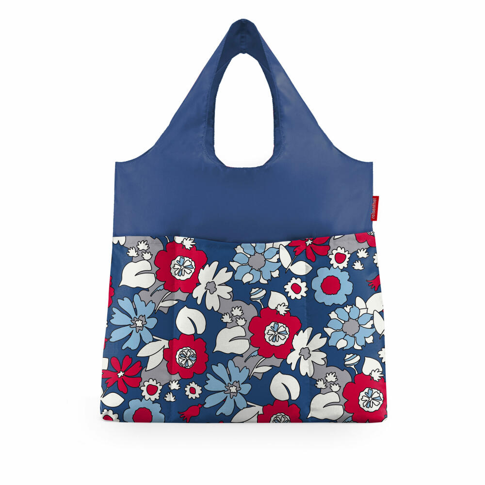 reisenthel mini maxi shopper plus, shopping bag, carrying bag, shoulder bag, bag, Florist Indigo, 20 L, AV4088