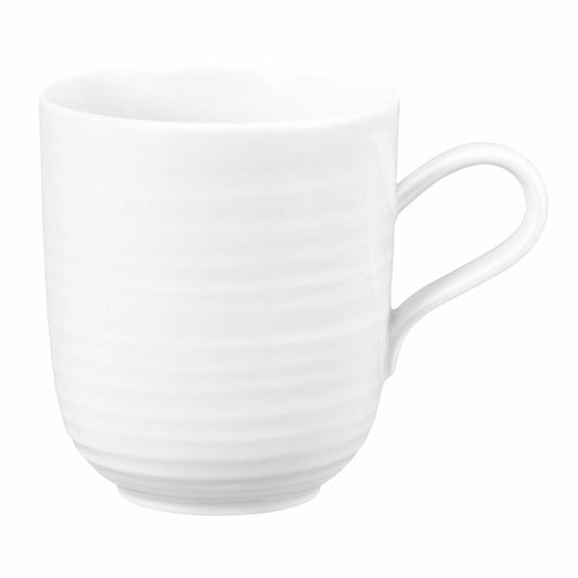 Seltmann Weiden Terra Becher, Kaffeebecher, Teetasse, Tasse, Porzellan, Weiß, 400 ml, 001.764979