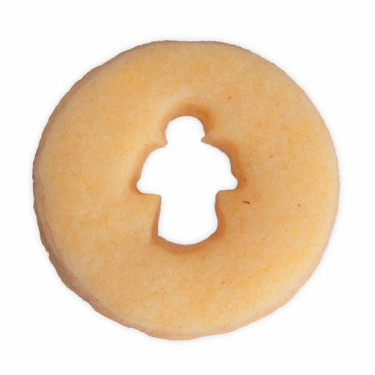 Städter Ausstecher Engel in Ring Mini, Ausstechform, Plätzchenform, Keks, Plätzchen, Edelstahl, Ø 3 cm, 955288