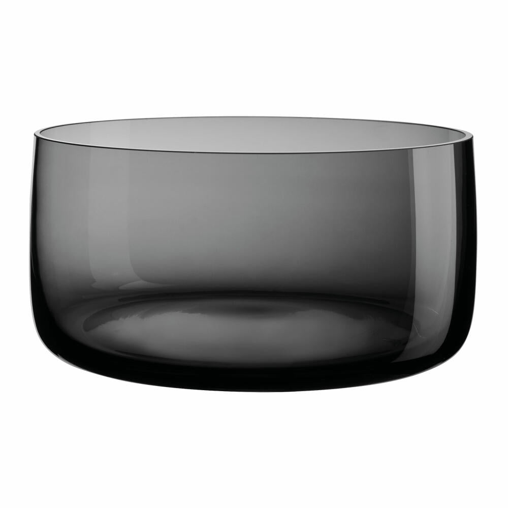 ASA Selection bowl Ajana, decorative bowl, glass, glossy grey, 21.5 cm, 88043009