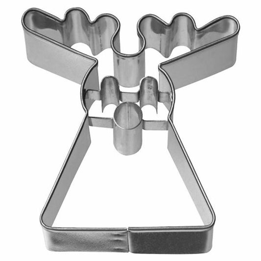 Birkmann Reindeer Geometric Cookie Cutter, Cookie Cutter, Cookie Mold, Biscuit, Stainless Steel, 5.9 cm, 197039