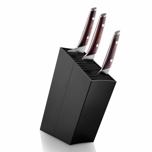 Eva Solo knife block slanted, knife storage, cooking accessories, cooking, aluminum, black, H: 31 cm, 515290