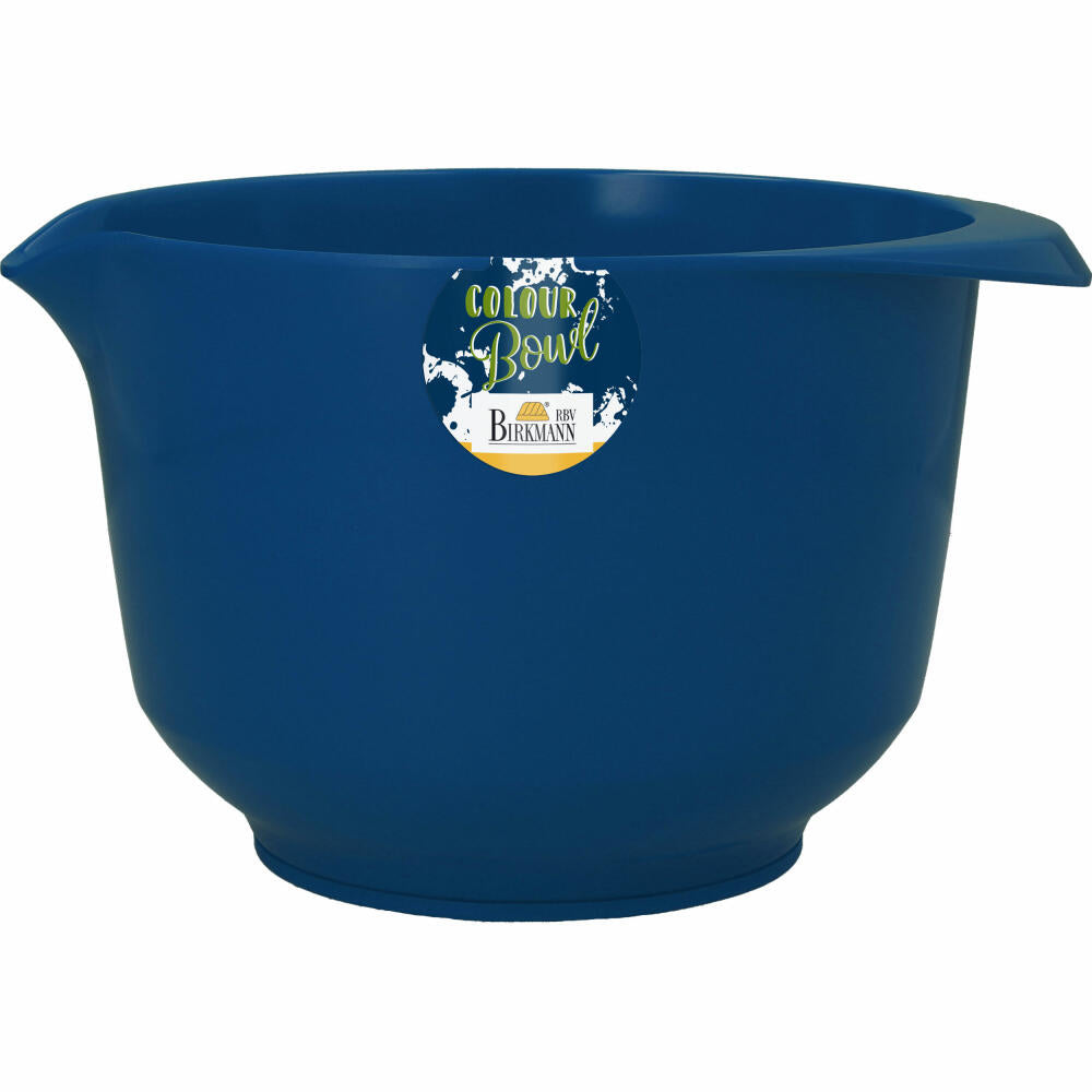 Birkmann Colour Bowl mixing and serving bowl, mixing bowl, bowl, melamine resin, dark blue, 2 liters, 709102