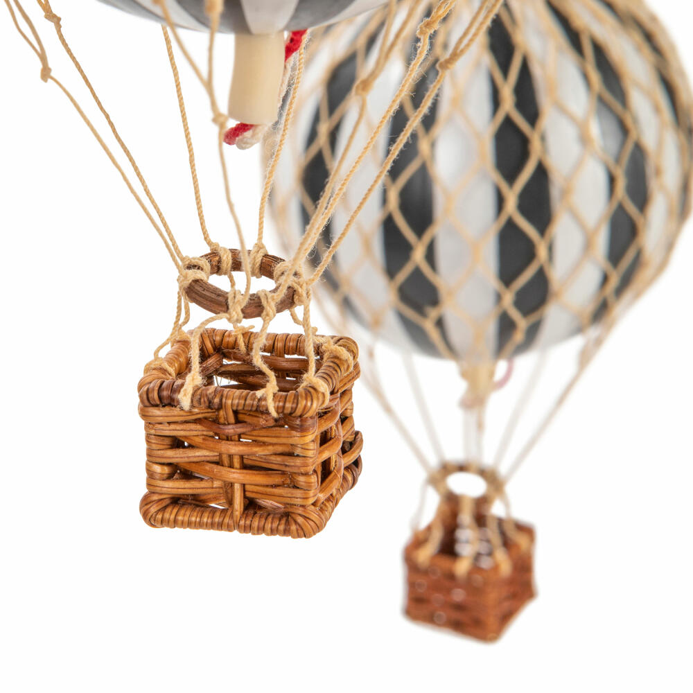 Authentic Models Mobile Flying the Skies Black White, Hanging Decoration, Balloon, Rattan / Paper / Plastic, AP133
