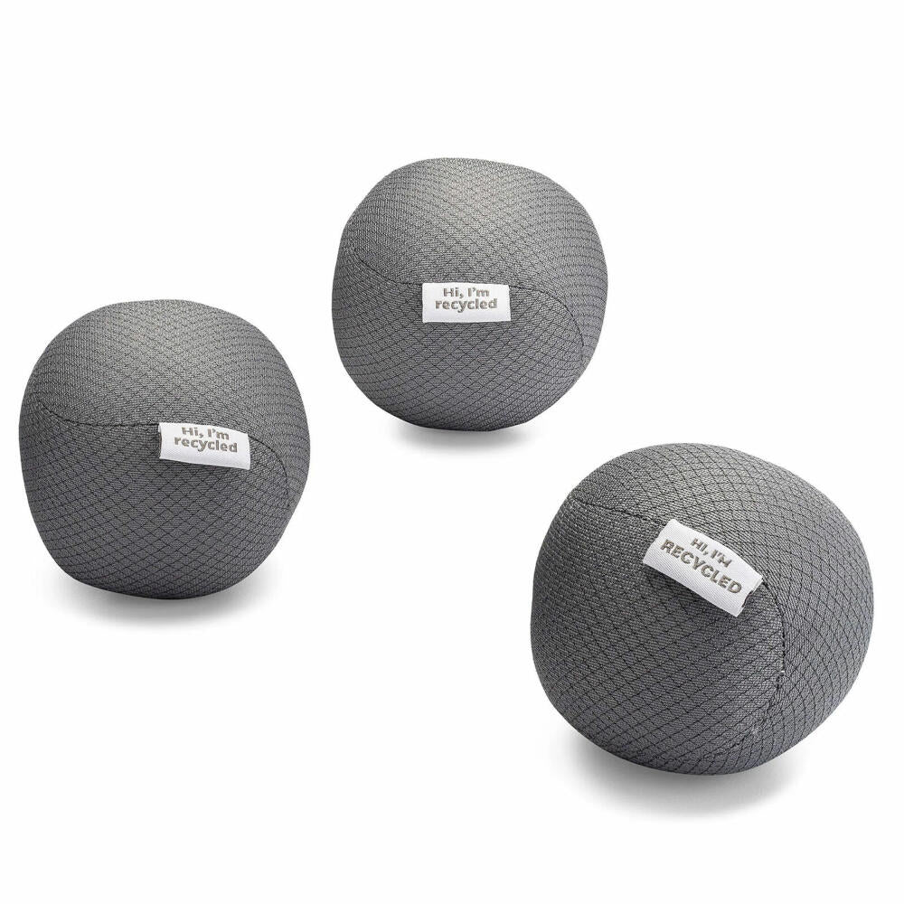 Full Circle Home Dryer Ball Set Loads of Fun 3-piece, Recycled Plastic, Gray, FC21501GY