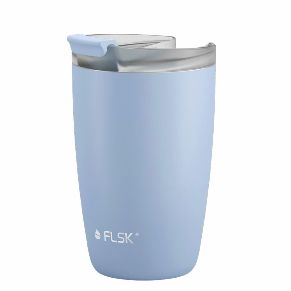 FLSK CUP Coffee To Go Mug Sky, Coffee Mug, Insulated Mug, Thermo Mug, Stainless Steel, 350 ml, 1030-0350-0023