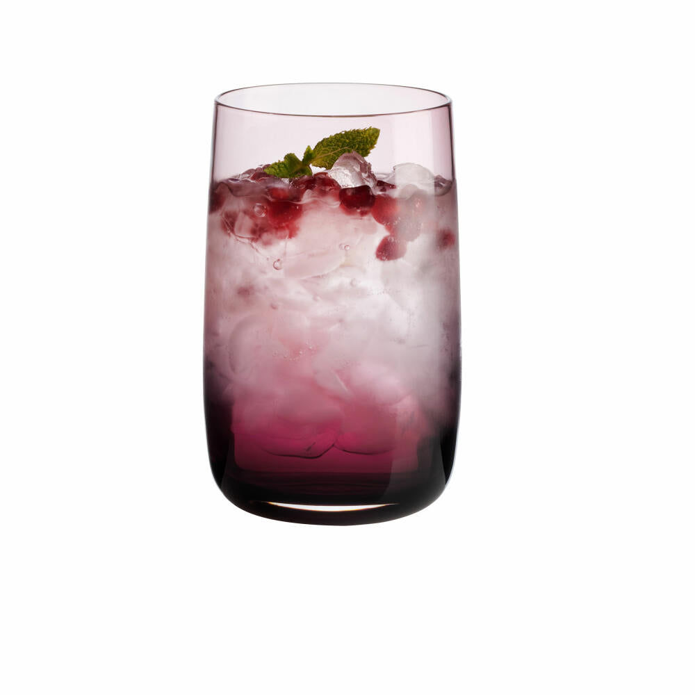 ASA Selection sarabi long drink glass, drinking glass, cocktail glass, glass, berry, 400 ml, 53803009