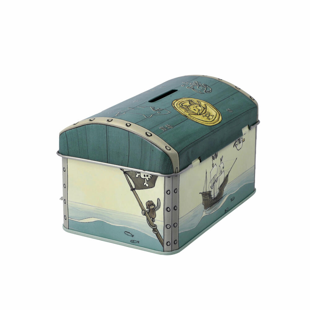 Goebel Money Box Anouk - Treasure Hunt, with Lock and Key, Metal, Colorful, 8 cm, 23600111