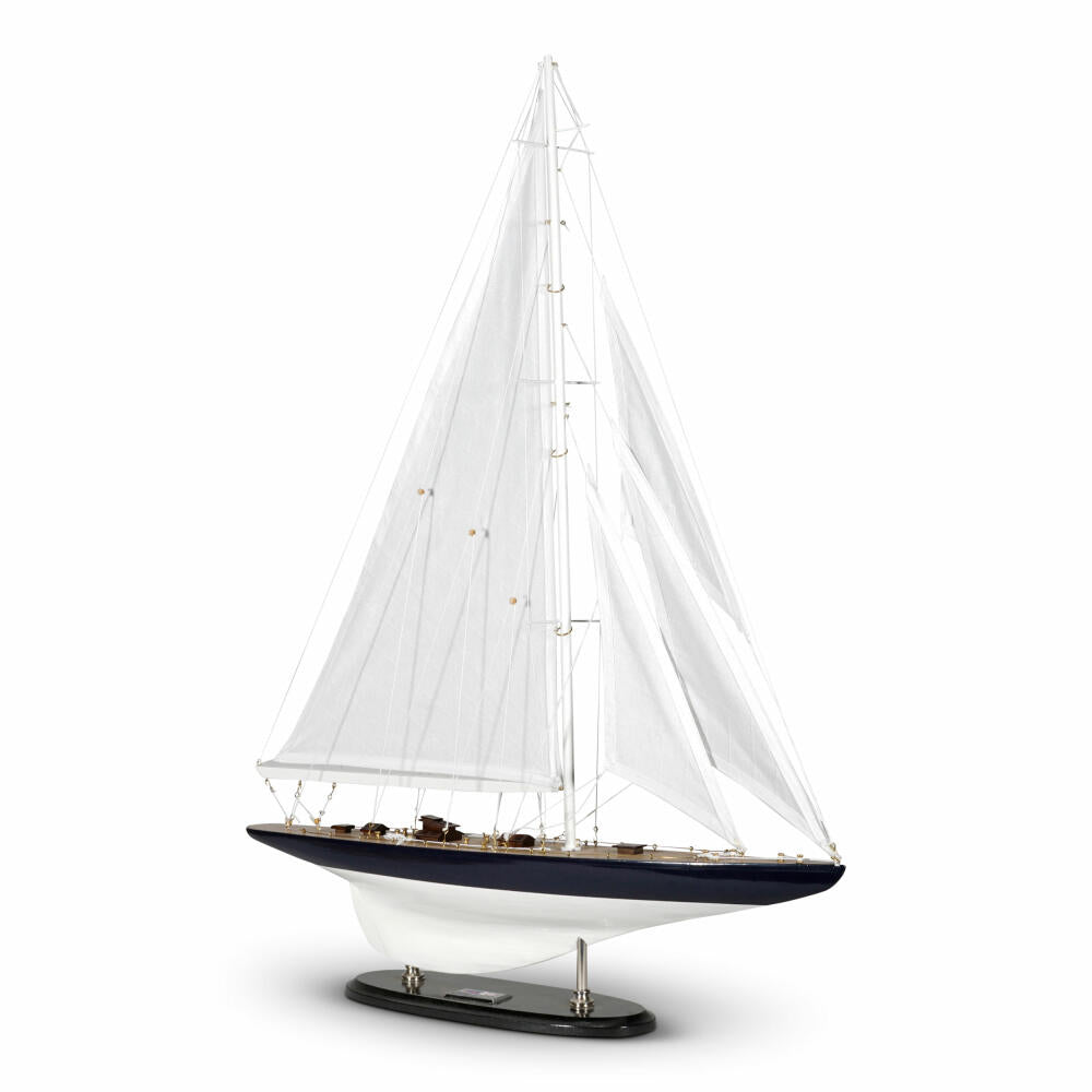 Authentic Models ship model J-Yacht Rainbow 1934, sailing ship, decoration, wood / cotton, AS152