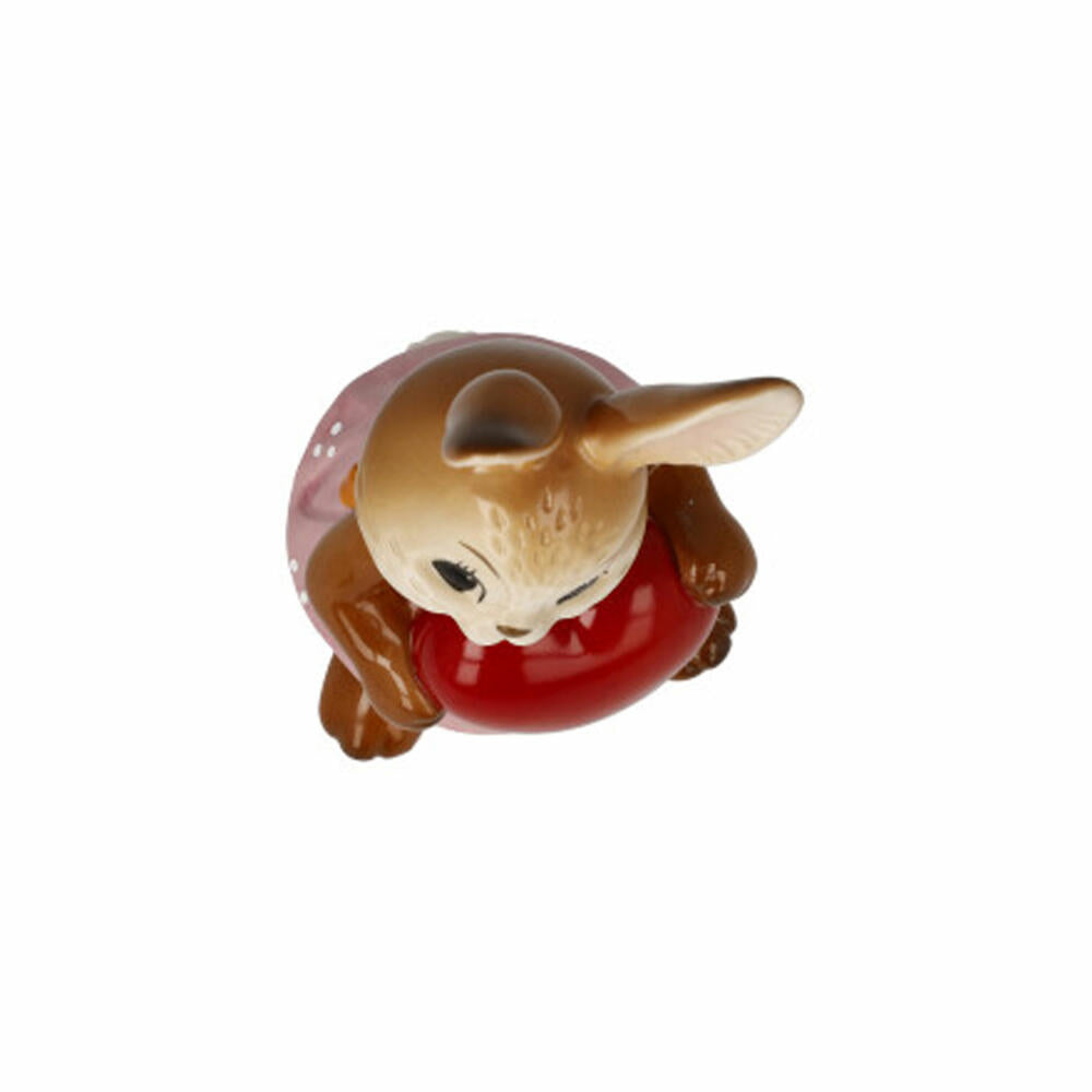 Goebel Figurine Rabbit - All the best!, Easter, Stoneware, Colorful, 12 cm, 66845831