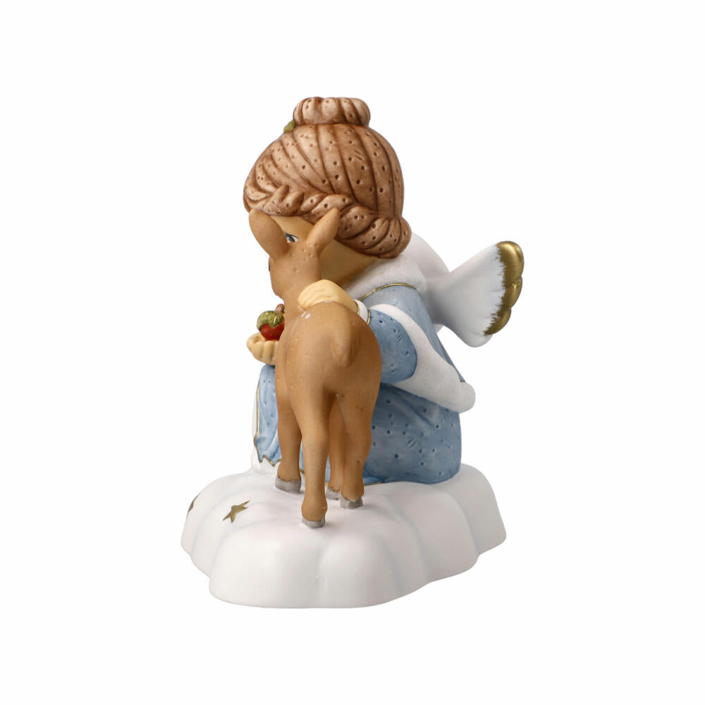 Goebel Angel I'll take care of you, decorative figure, porcelain, colored, 14.5 cm, 11751031