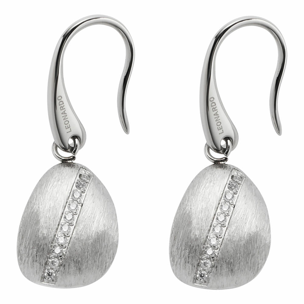 Leonardo Jewels earrings Ciottolo, pendant, earrings, fashion jewelry, stainless steel, glass crystals, 018295