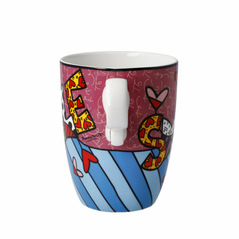 Goebel Artist Mug Romero Britto - Smile, Cup, Mug, Fine Bone China, Colorful, 400 ml, 66452811