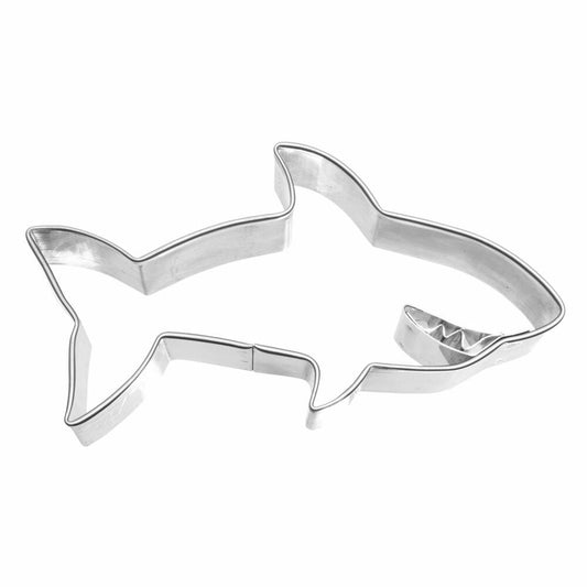 Birkmann Shark Cookie Cutter, Cookie Cutter, Cookie Mold, Biscuit, Cookies, Stainless Steel, 10 cm, 191884