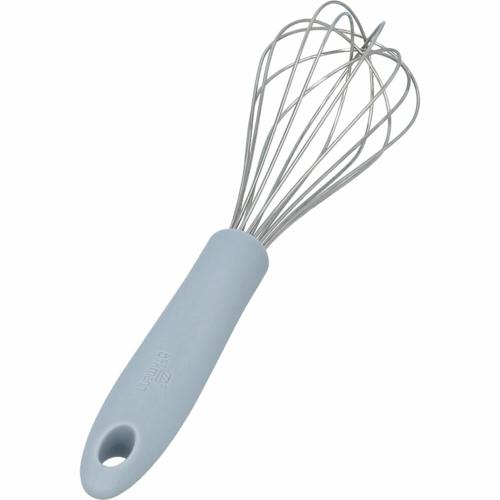 Birkmann Bakers Best whisk, mixing whisk, whipping whisk, stainless steel / plastic, grey, 27 cm, 424401