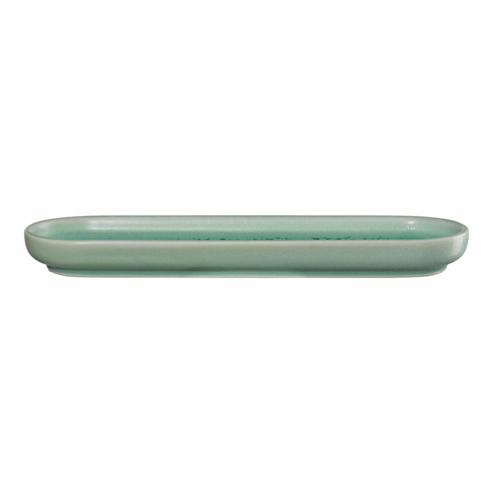 ASA Selection coppa snack plate, snack plate, appetizer plate, antipasti, porcelain, 15 x 4.4 cm, minto / green, 19111191