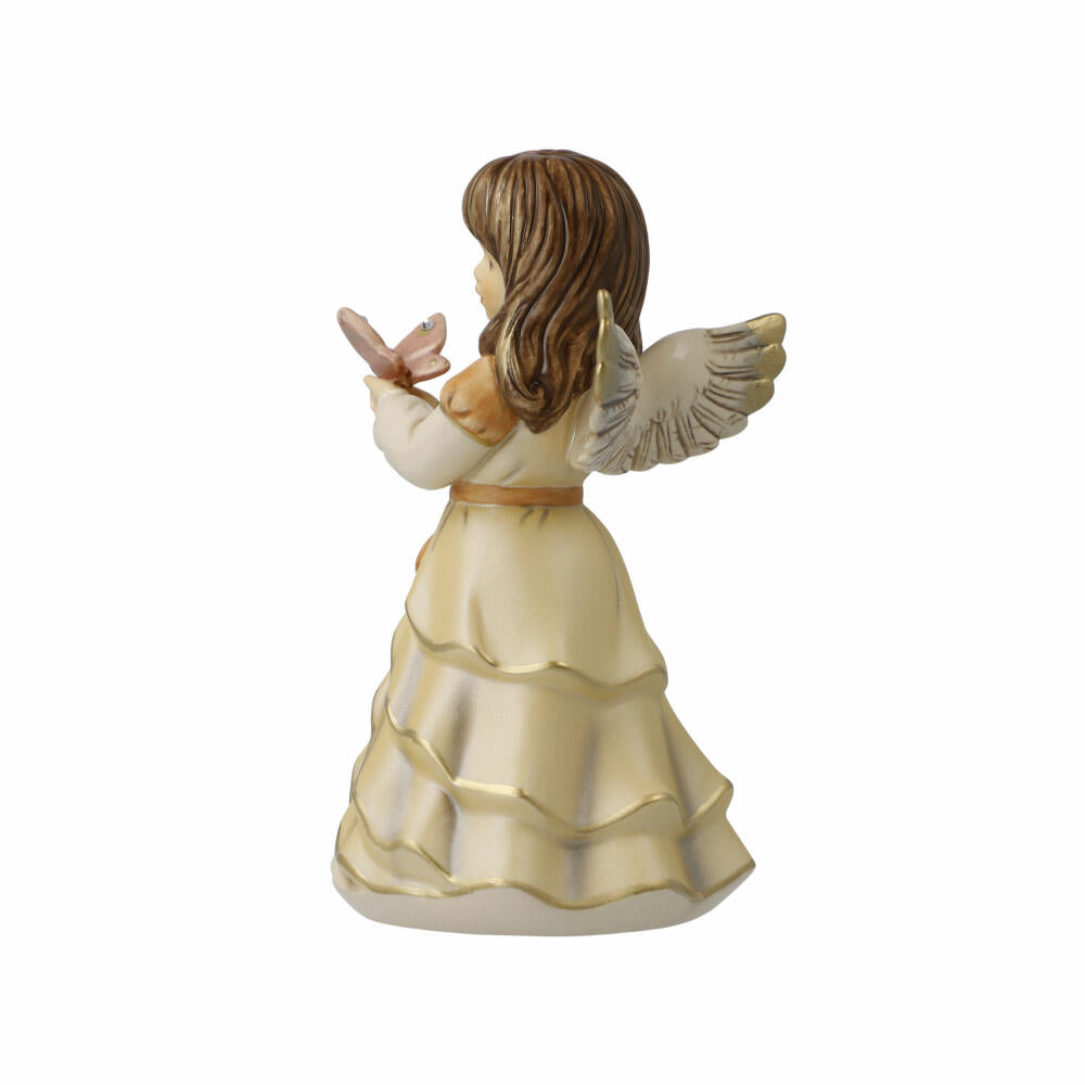 Goebel Figurine Bring me Luck, Christmas, Heavenly Messenger, Stoneware, Champagne, 41635071