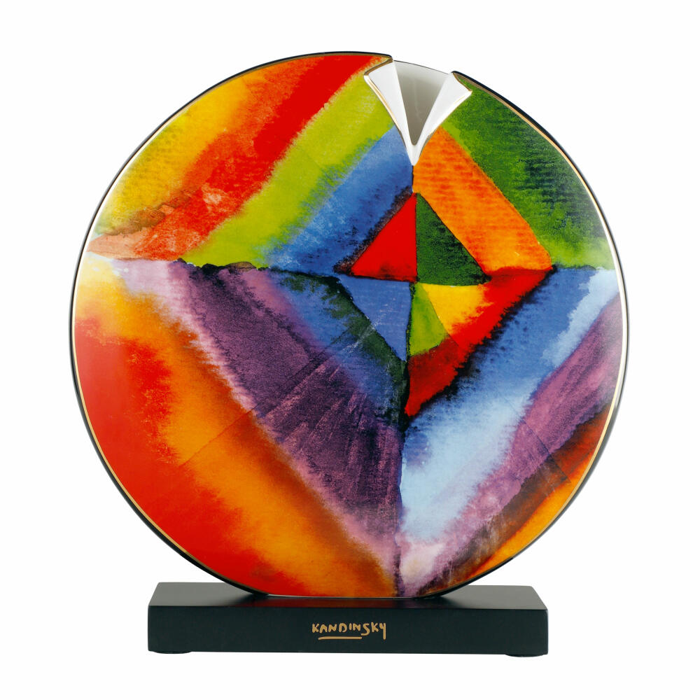 Goebel Vase Wassily Kandinsky - Farbstudie / Quadrate, Artis Orbis, Porzellan, Bunt, 33.5 cm, 67062121