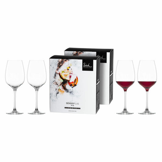 Eisch Bordeaux glass set of 4 Superior Sensis plus, wine glass, crystal glass, 710 ml, 25006021